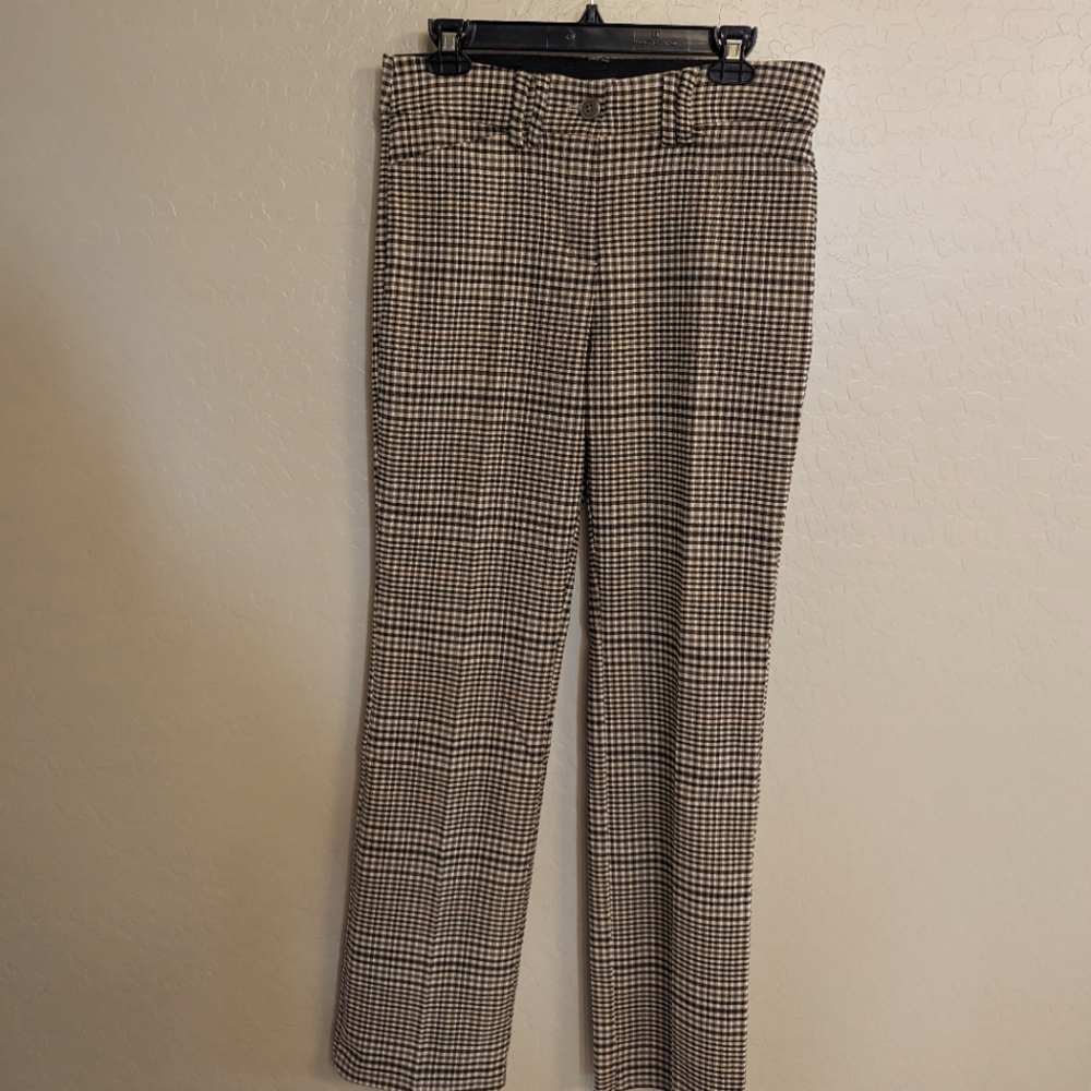 Tweed Design Slacks Stretchy w/ Spandex Medium Regular WORN ONCE